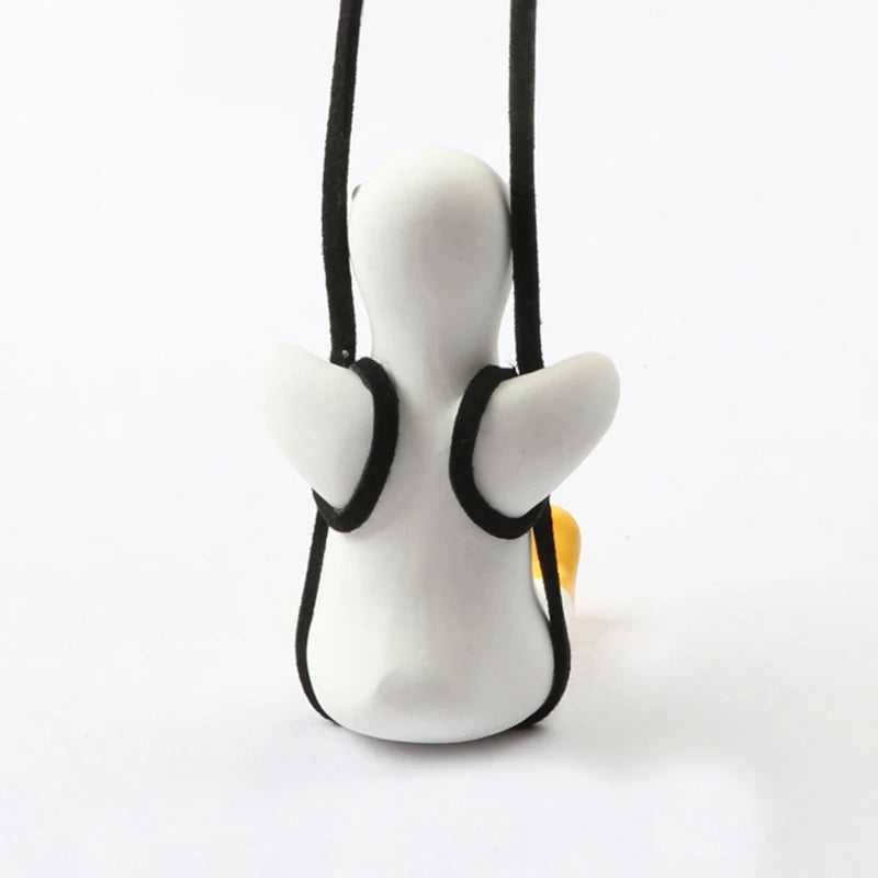 Cute Duckling Swinging
