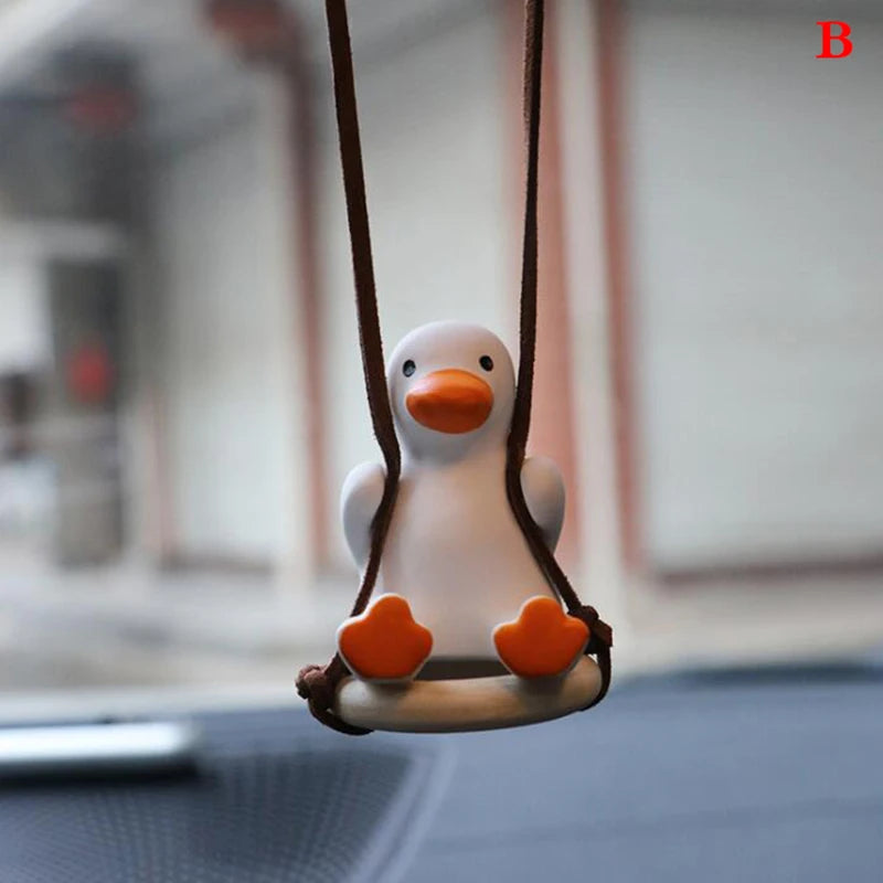 Cute Duckling Swinging