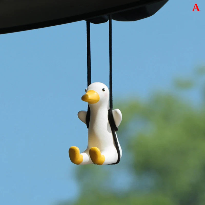Cute Duckling Swinging