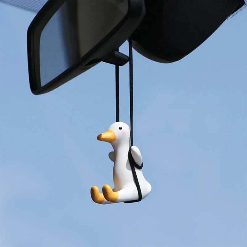 Cute Duckling Swinging