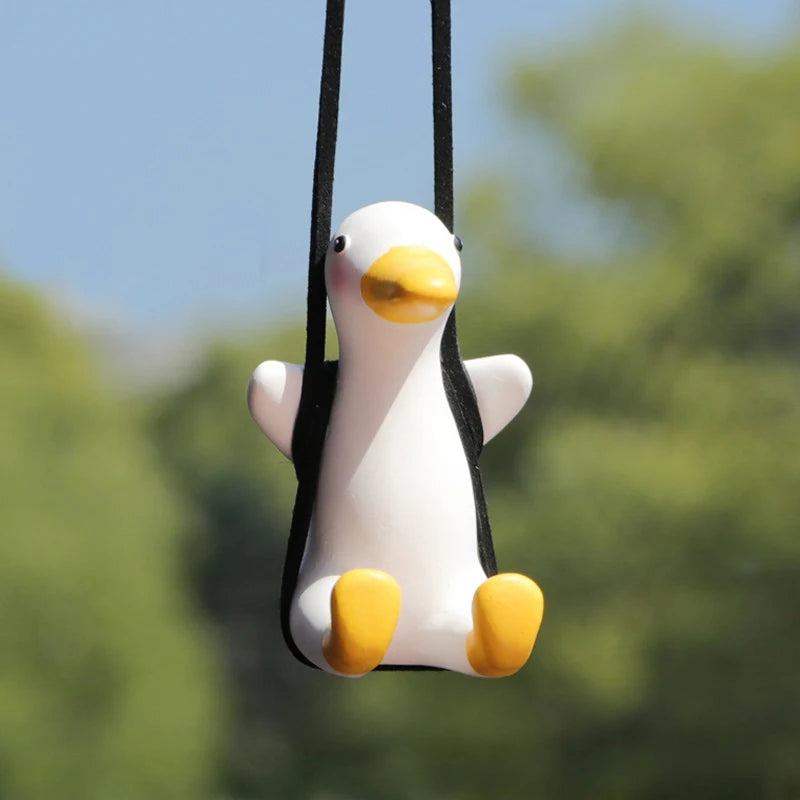 Cute Duckling Swinging